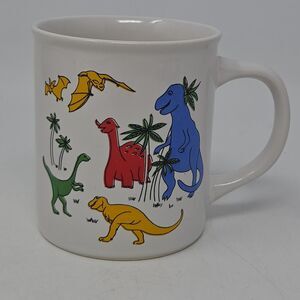 Vintage Dinosaur Tea Coffee Mug Made In Korea Sunny 80s 10oz
